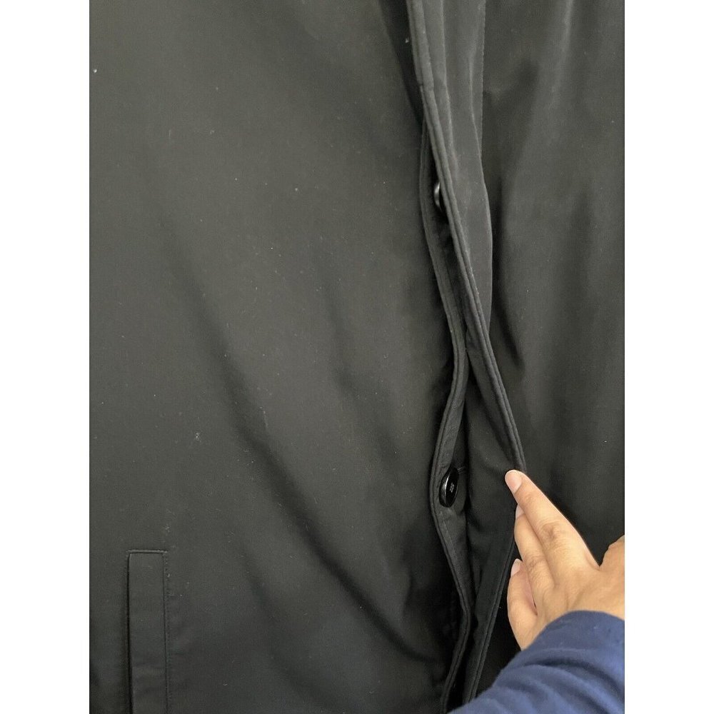 Express men medium double layer removable trench … - image 5